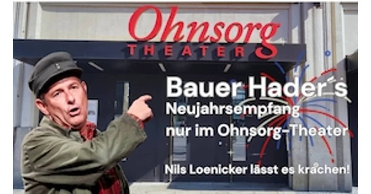 Bauer Haders Neujahrsempfang - exklusiv im Hamburger Ohnsorg-Theater