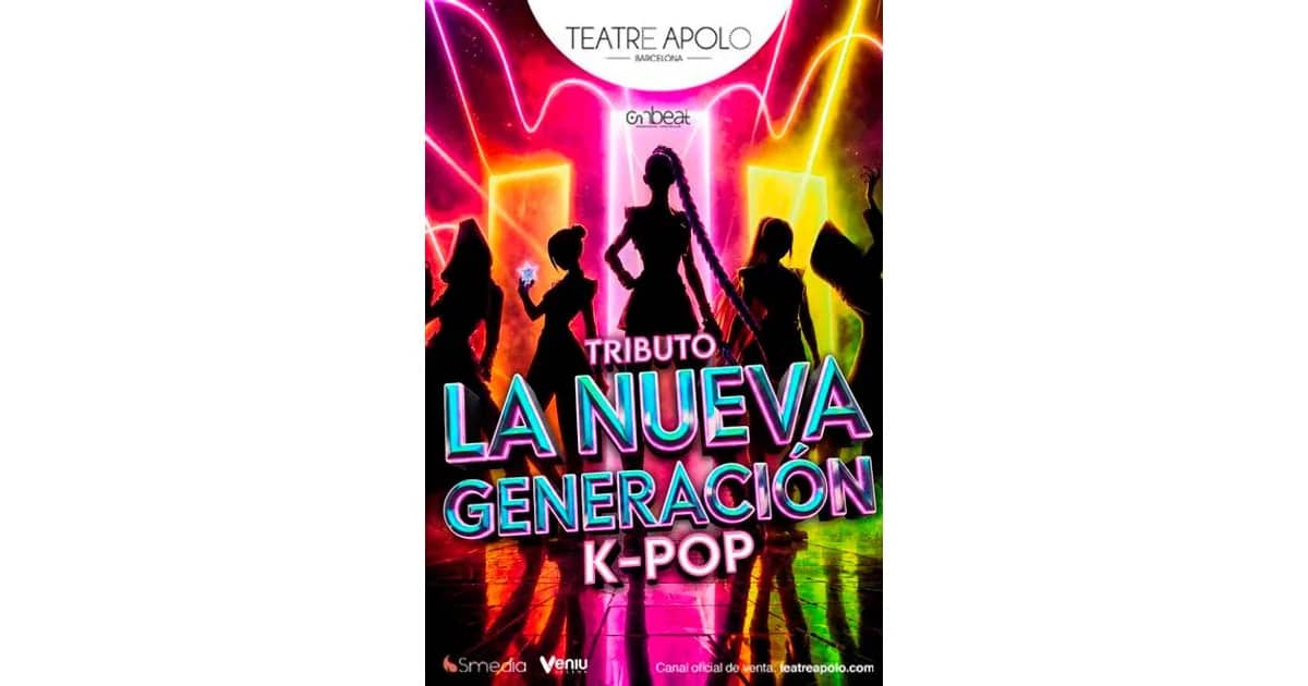 La Nueva Generación K-POP-Tributo event poster