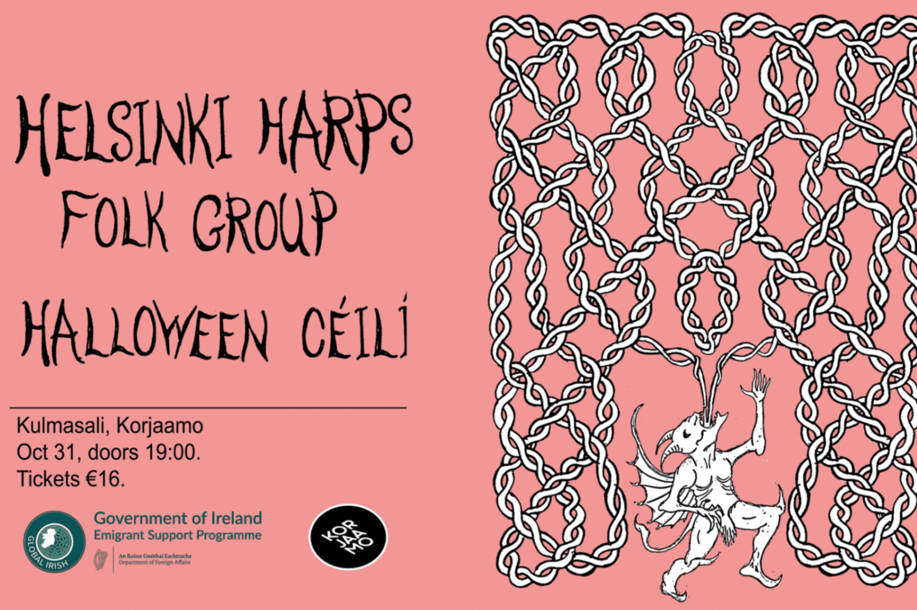 Halloween Céilí - Helsinki Harps Folk Group event image