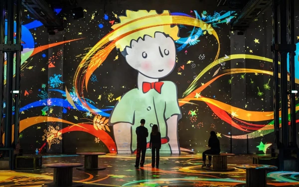 Expo Le Petit Prince à l'Atelier des lumières