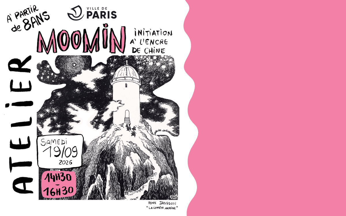 Atelier Moomin : initiation à l'encre de chine