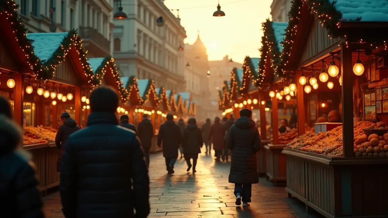 Budapest Christmas Market at Vörösmarty Square event image