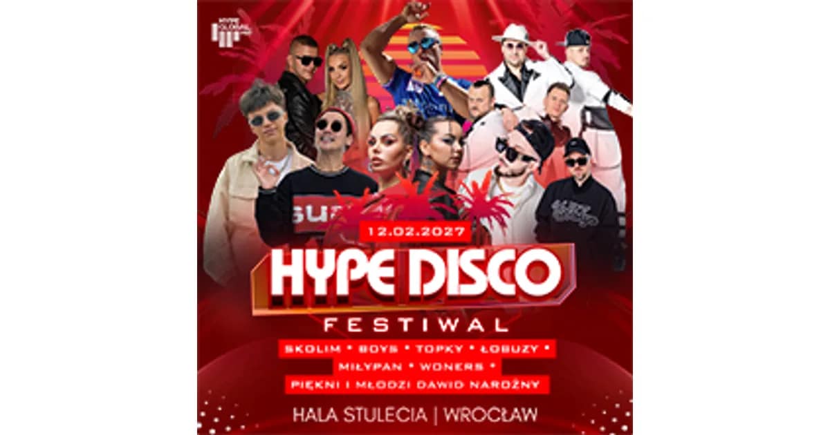 Hype Disco Festiwal - Festiwal Muzyki Disco Łódź event image