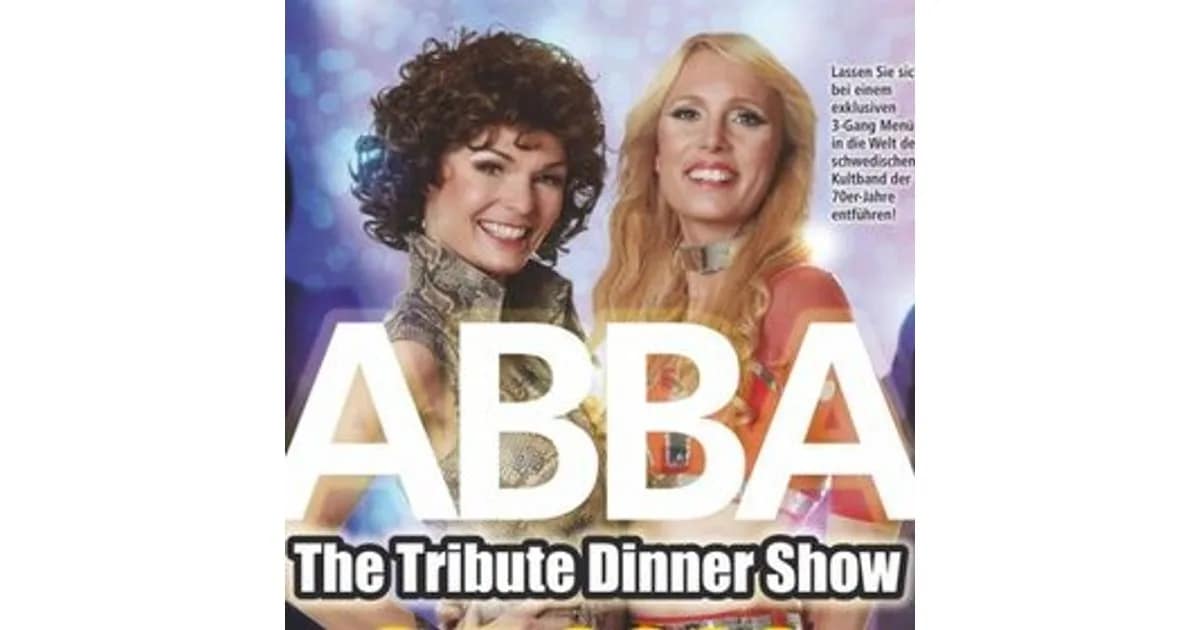 ABBA - The Tribute Dinner Show - 3 Gänge Menü event image