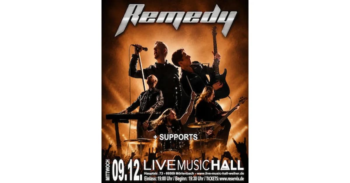 Remedy (Swe) - + Support event image