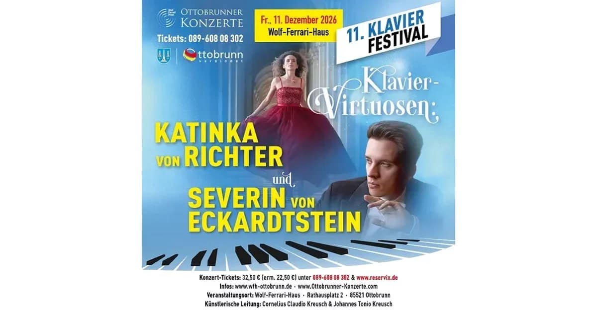 11. Klavier Festival - Katinka von Richter und Severin von Eckardtstein event image