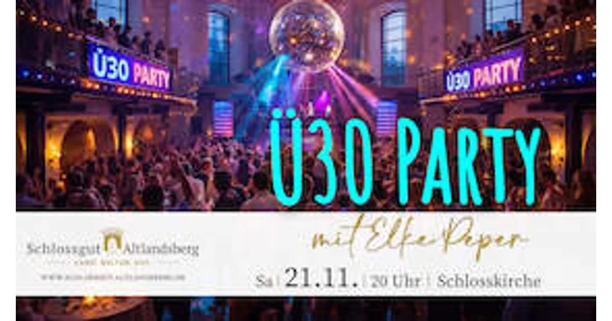 Ü30 Party - mit Elke Peper event image