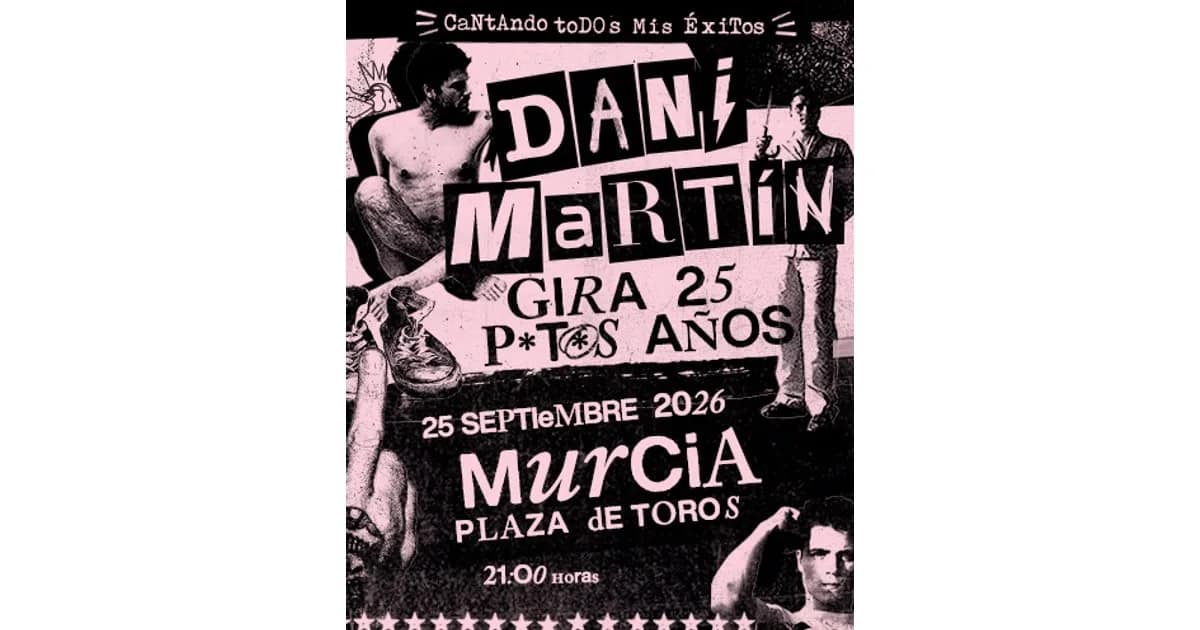 Dani Martín - Gira 25 P*t*s Años event image