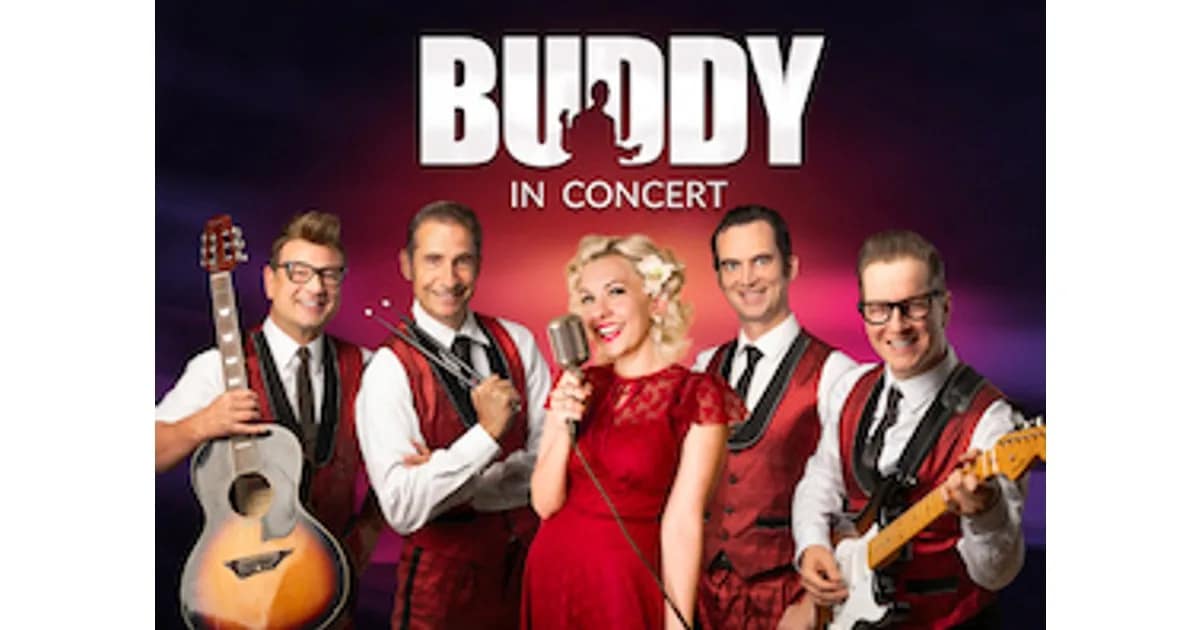 BUDDY in concert, die Rock´n´Roll Show - Mit den original Stars aus dem Buddy Holly Musical event image