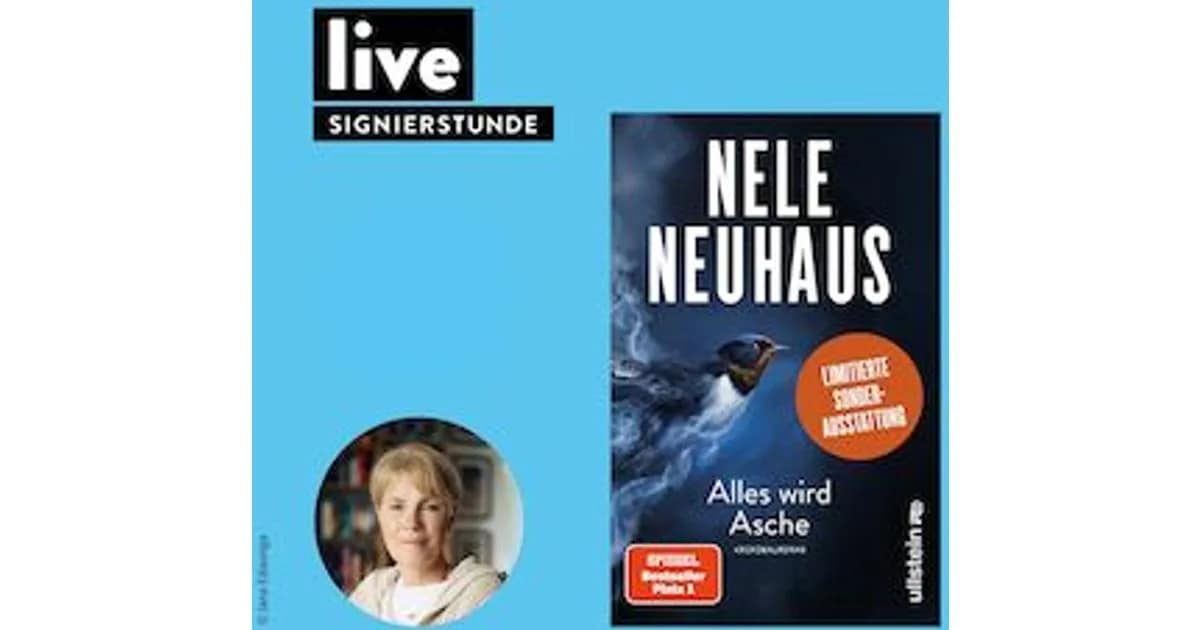 SIGNIERSTUNDE: Alles wird Asche event image