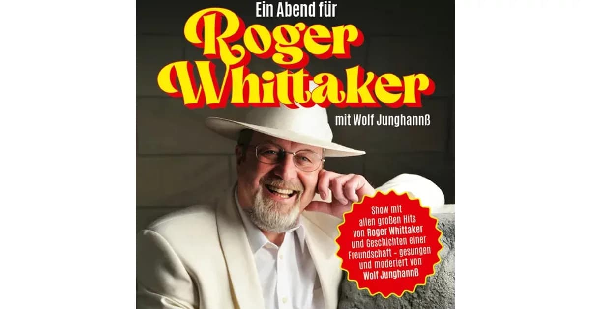 EIN ABEND FÜR ROGER WHITTAKER - gesungen und moderiert von Wolf Junghannß event image