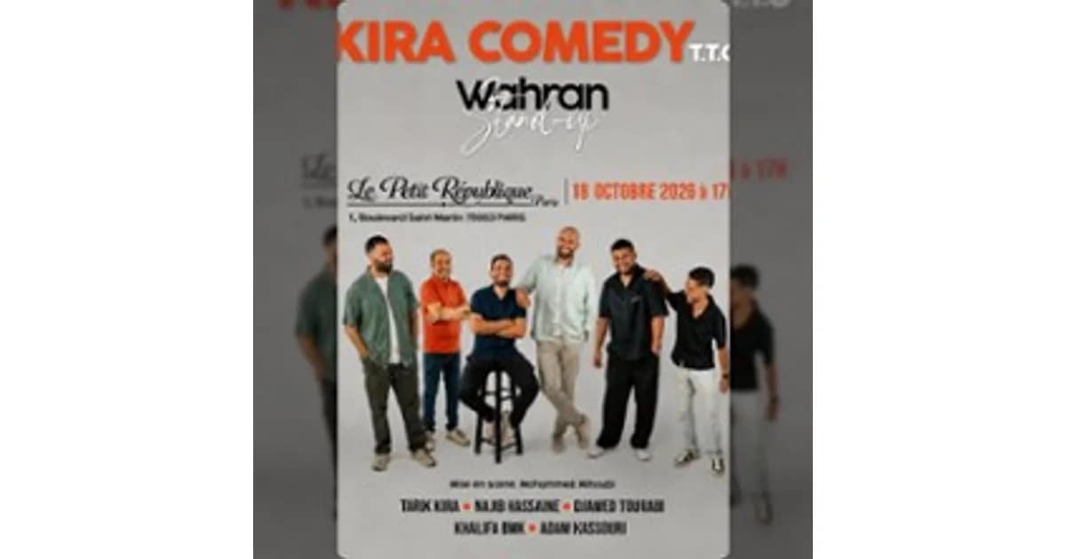 Kira Comedy présente Wahran Stand-up event image