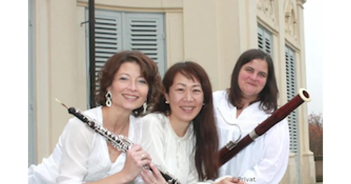 Trio Tricolore - Lilla Mokbel-Nyeste - Oboe; Klara Baszun - Fagott; Kyoko Sawada - Klavier event image