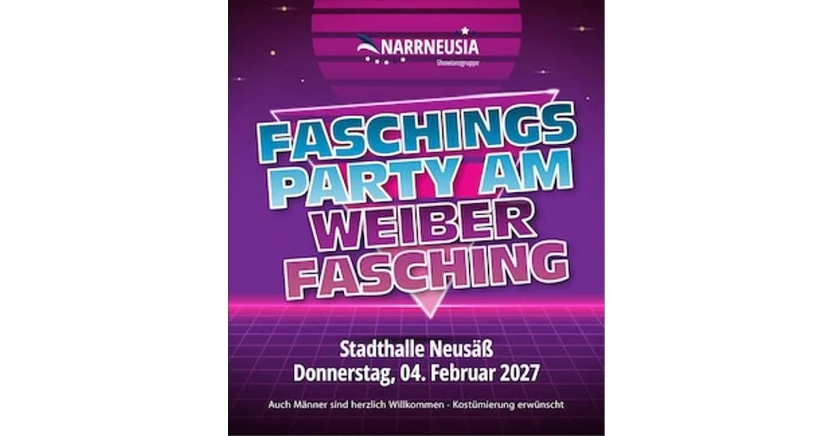NARRNEUSIA Faschingsparty am Weiberfasching event image
