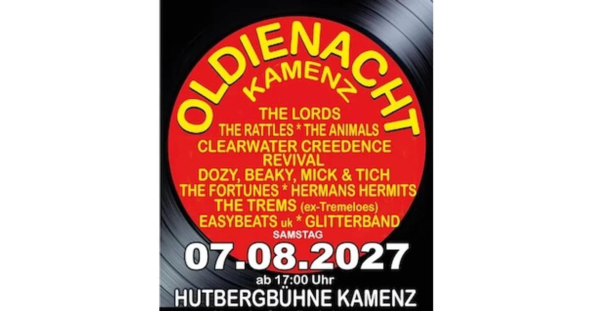 Oldienacht Kamenz - Die größte Oldienacht in Deutschland 2027 event image