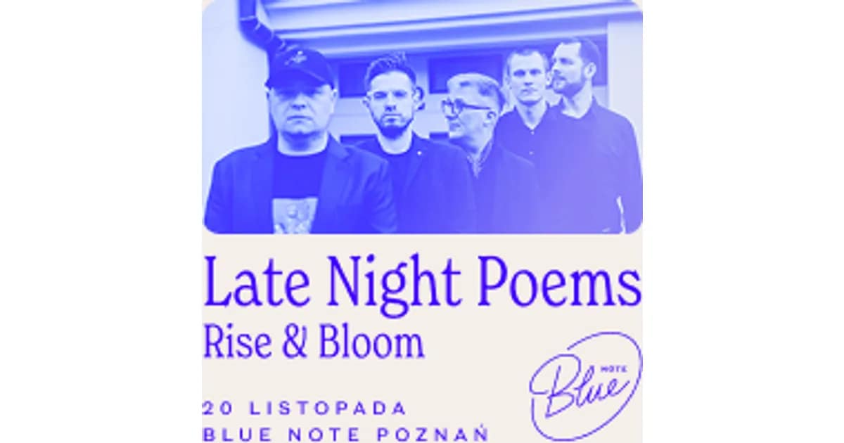 Late Night Poems – Rise & Bloom event image