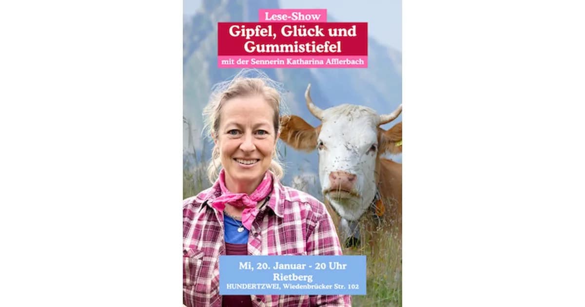 Katharina Afflerbach - Gipfel, Glück und Gummistiefel event image