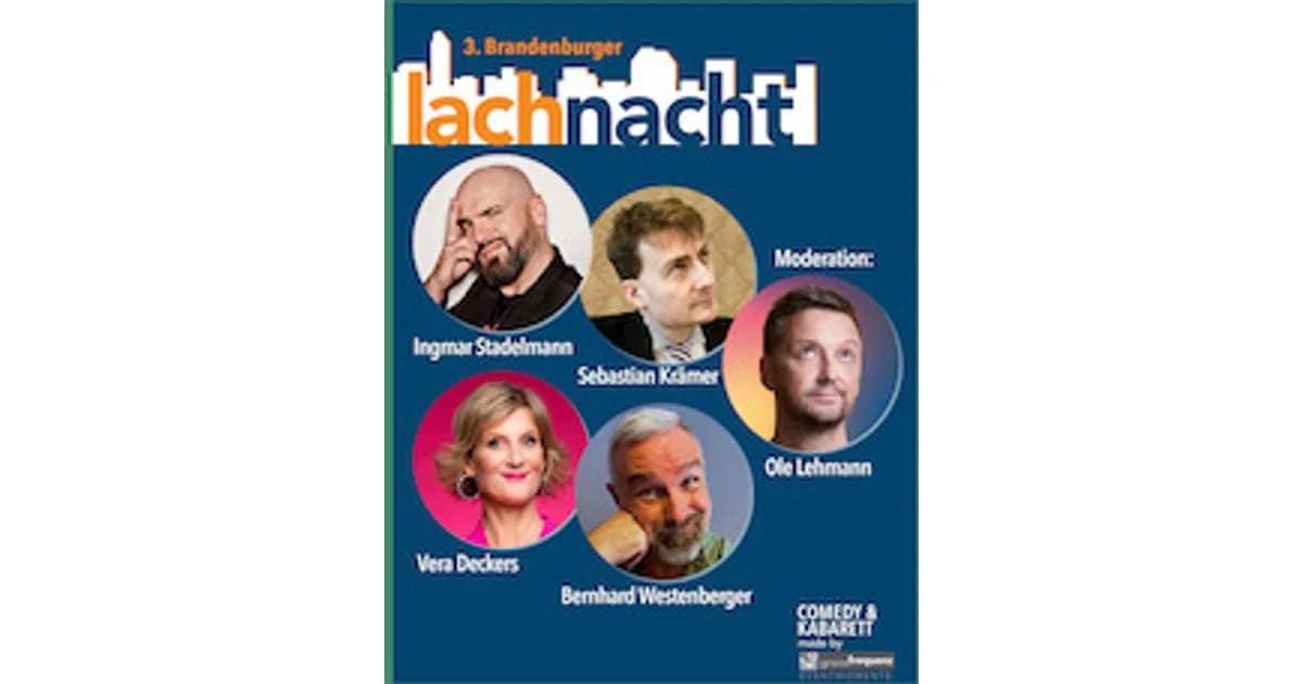 3. Brandenburger Lachnacht - Ein fabelhafter Mix aus Kabarett und Comedy event image