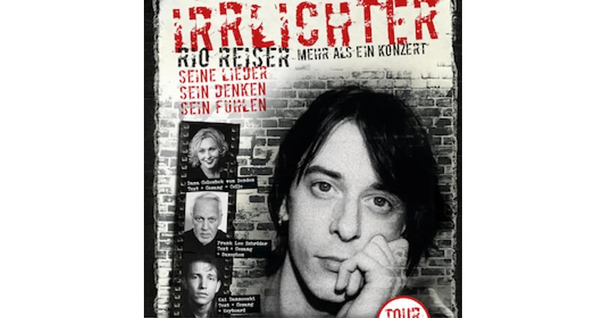 IRRLICHTER - Rio Reiser - Seine Lieder - Mehr als ein Konzert event image