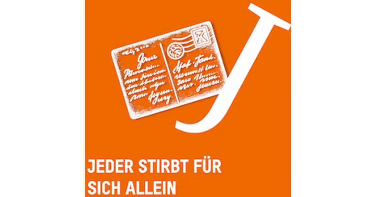 Jeder stirbt für sich allein - von Hans Fallada event image