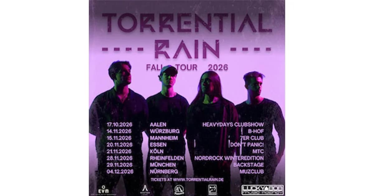 Torrential Rain - Hometown Show - live: Torrential Rain | Call it a day | House of Anxiety event image