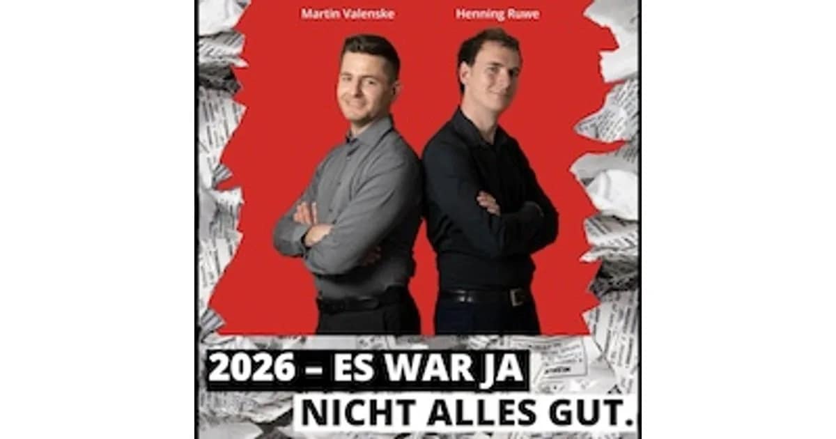 Ruwe & Valenske präsentieren: 2026 – es war ja nicht alles gut - Der etwas andere Jahresrückblick event image