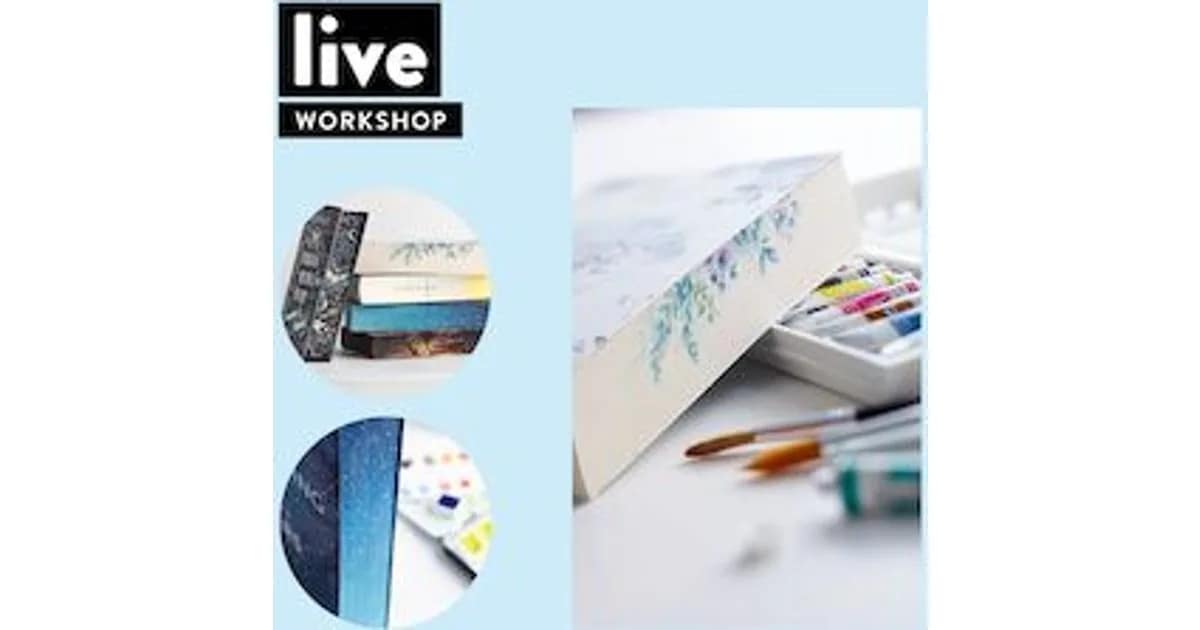WORKSHOP: Painted Edges - Mach dein Buch zum Kunstwerk! - Slot 1 event image