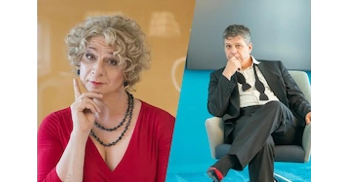 Live-Kunst & Sprache - Gaston Florin & Jacqueline D’Arc • Mann trifft Frau – oder: „Wer darf ich sein?“ event image