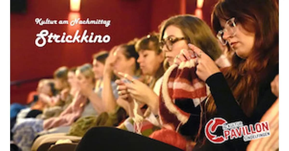Strickkino - Stricken, Häkeln mit dem französischen Spielfilm "FAST PERFEKTE WEIHNACHTEN" event image