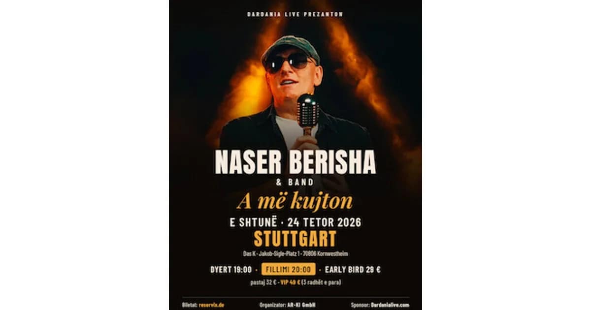 Naser Berisha & Band – A më kujton - 2026 Konzert event image