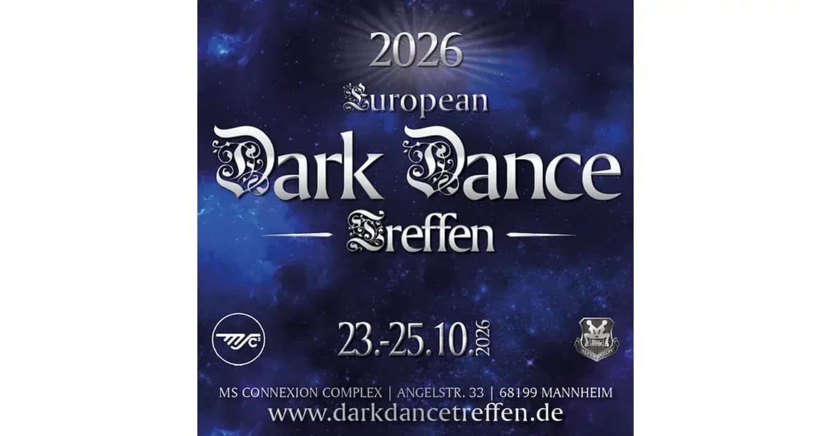 European Dark Dance Treffen - Tagesticket Samstag 24.10.2026 event image