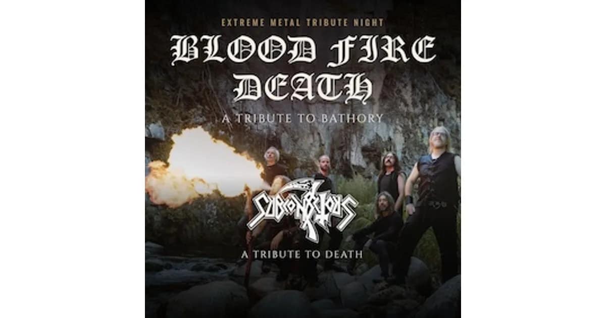 Extreme Metal Tribute Night - Bathory Tribute + Death Tribute event image