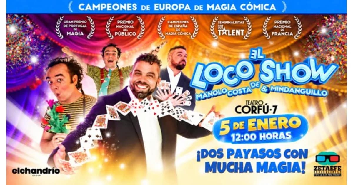 Dos payasos con mucha magia event image