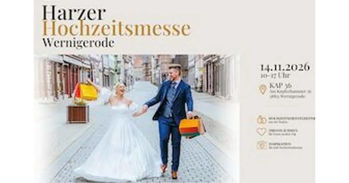 Harzer Hochzeitsmesse Wernigerode - ein Muss für angehende Brautpaare event image