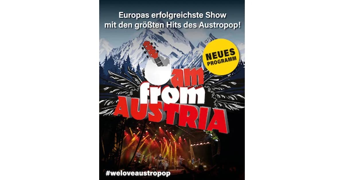 I AM FROM AUSTRIA - Tour 2027 event image