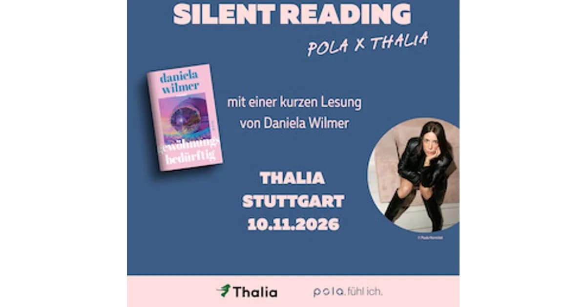 Thalia Stuttgart (157015473) - Silent Reading: Thalia x pola mit Daniela Wilmer event image