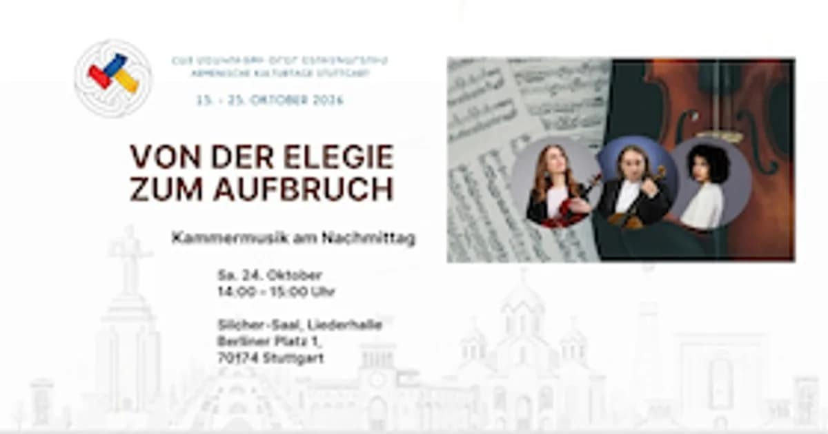 Armenische Kulturtage Stuttgart 2026 - Von der Elegie zum Aufbruch event image