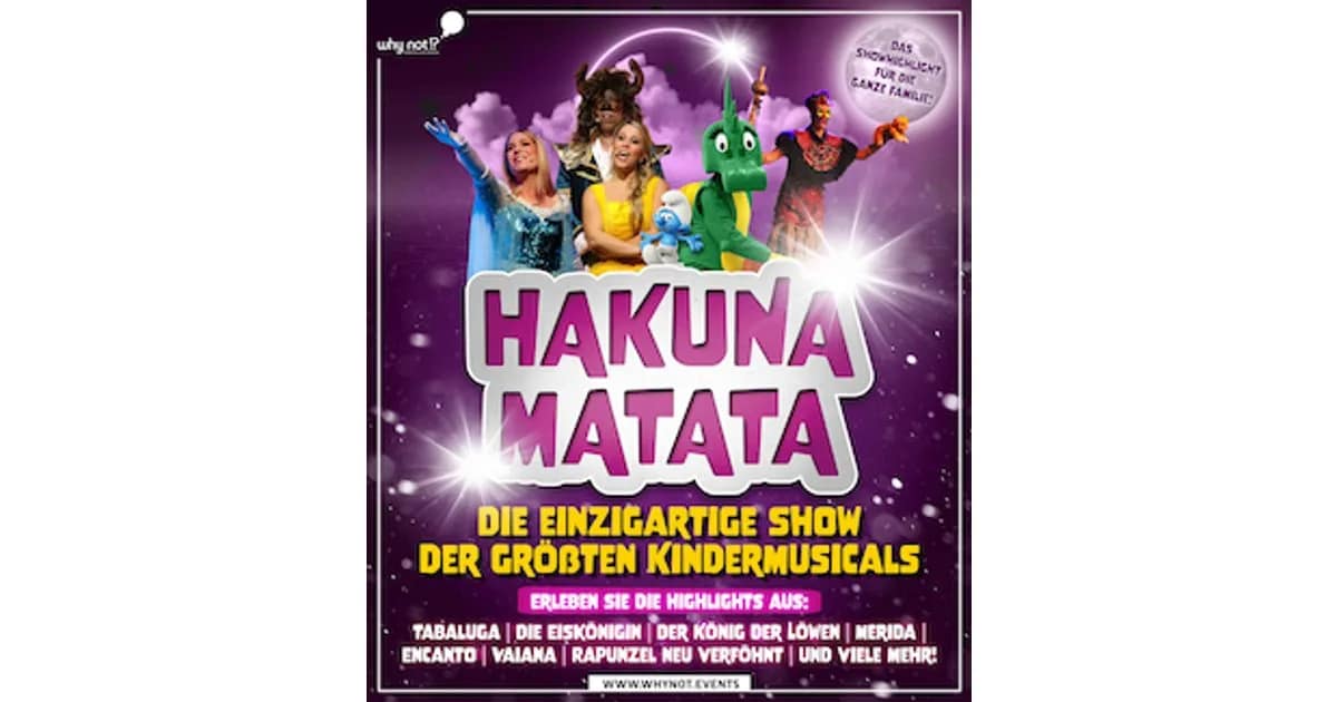 Hakuna Matata - Das Musical für die ganze Familie event image