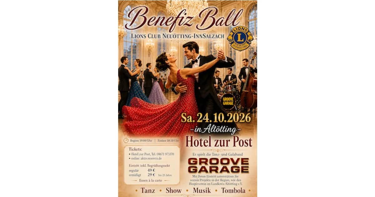 Lions Benefizball - Galaveranstaltung zugunsten sozialer Projekte im Landkreis Altötting event image