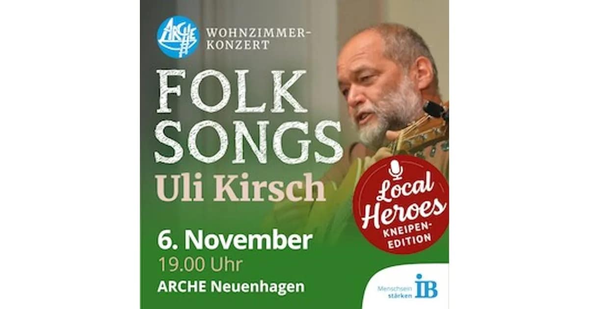 Wohnzimmerkonzert - Uli Kirsch "Folksongs" event image