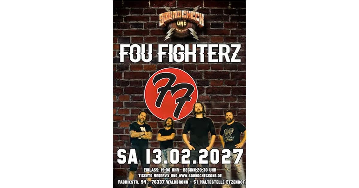 FOU FIGHTERZ – Finest Foo Fighters Tribute event image