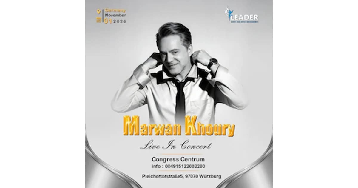 Marwan Khoury event image