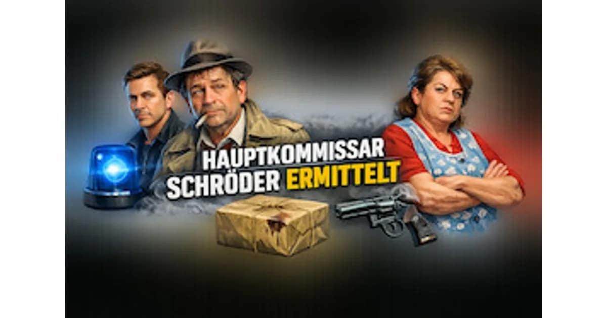 Theater im Paradies 2026/27 - HAUPTKOMMISSAR SCHRÖDER ERMITTELT (Krimi-Comedy-Impro--Dinner) event image