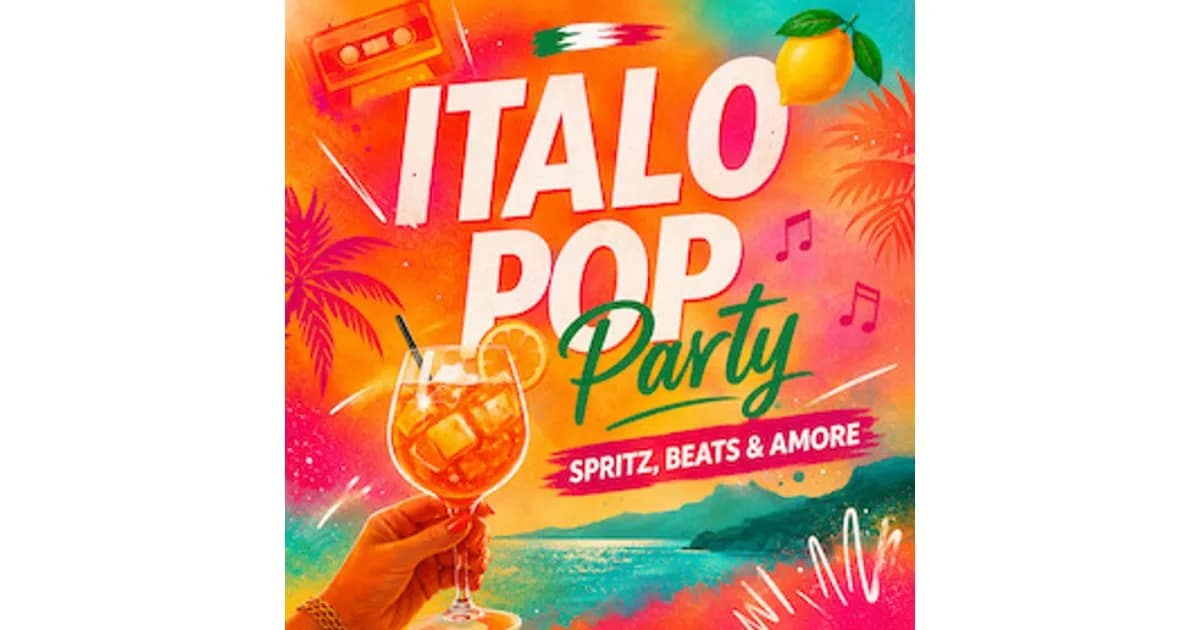 Italo Pop Party - Spritz, Beats & Amore event image