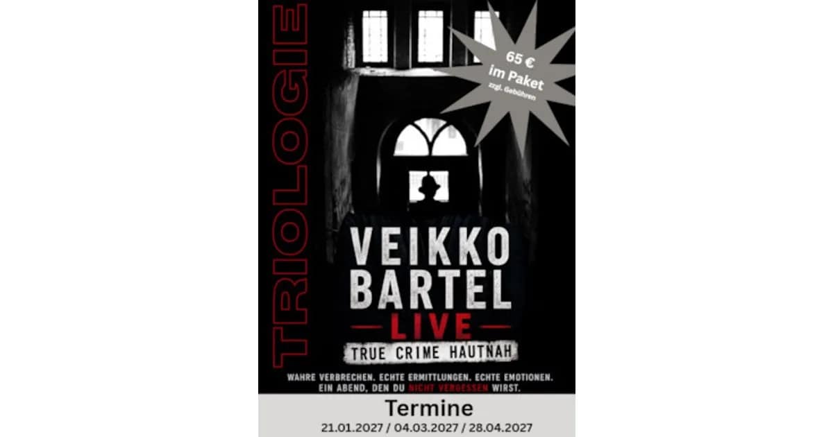 Kombi-Ticket Veikko Bartel - Veikko Bartel - KOMBI-TICKET - alle 3 Veranstaltungen in Limburg event image
