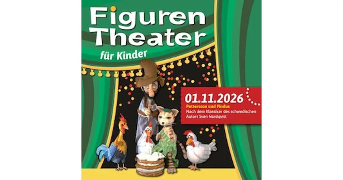Figurentheater in der CD-Kaserne: Pettersson und Findus - Gespielt vom Berliner Puppentheater event image