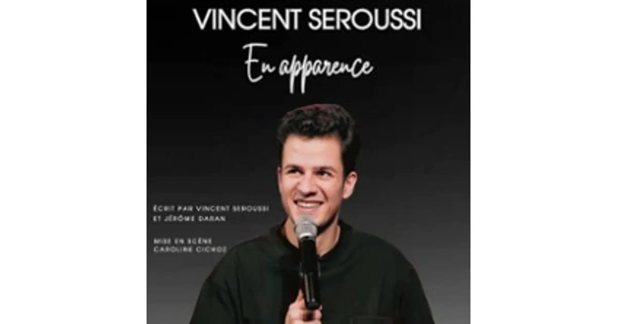 Vincent Seroussi - En Apparence event image