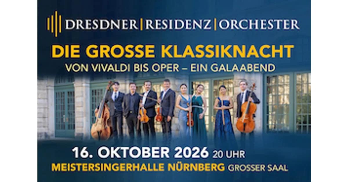 Die Große Klassiknacht - Von Vivaldi bis Oper - Ein Galaabend event image