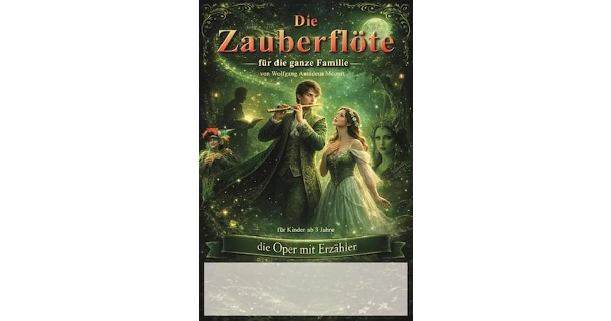 Zauberflöte - für die ganze Familie - mit Erzähler event image