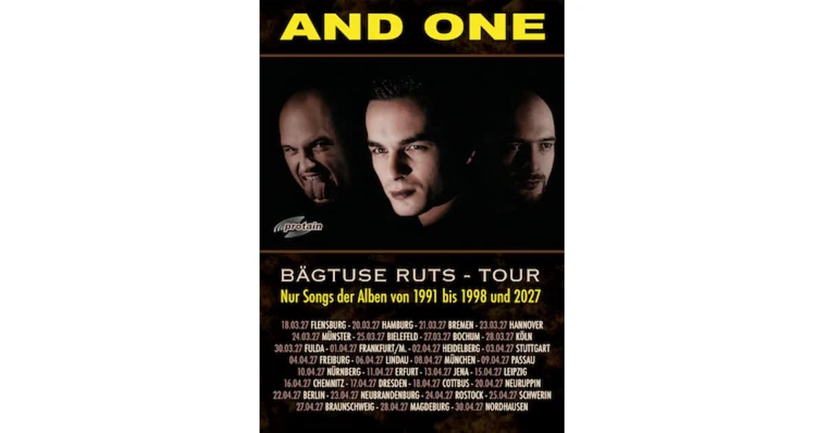 AND ONE - BÄGTUSE RUTS TOUR 2027 event image